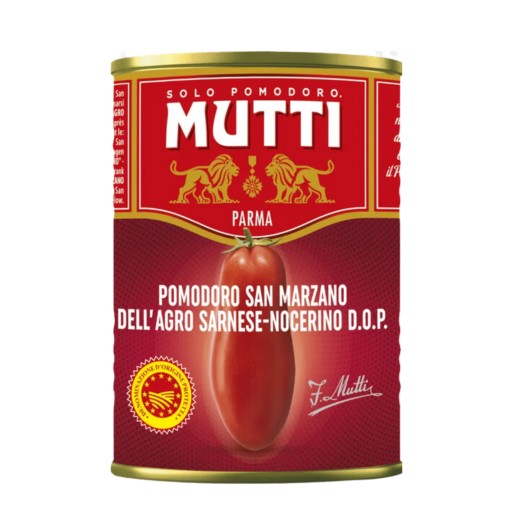 Mutti talianske paradajky San Marzano celé, bez šupky, v omáčke 400g
