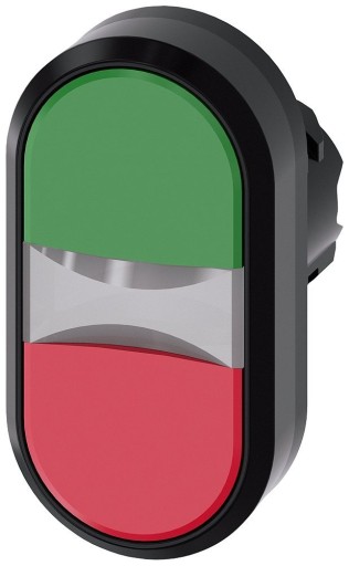 Dvojitý gombík 22mm 3SU1000-3AB42-0AA0
