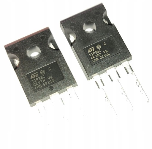 Pár TIP35C TIP36C 25A 100V TO-247 Original ST