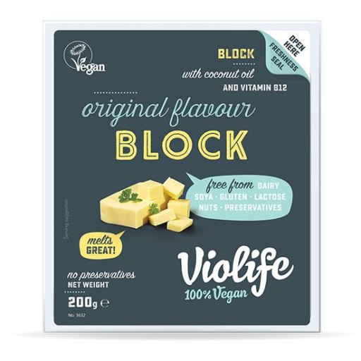 Prírodný blokový vegánsky syr 200g Violife