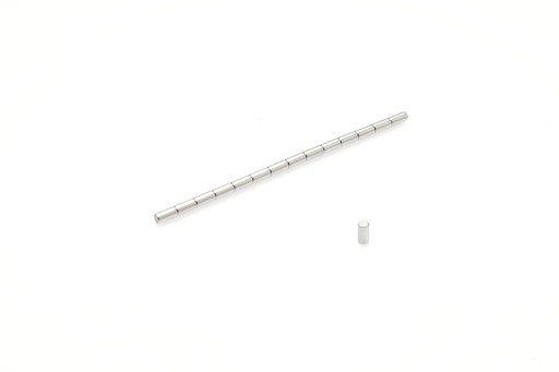 Neodymový magnet valcový MW 2x4 mm N38 10 ks