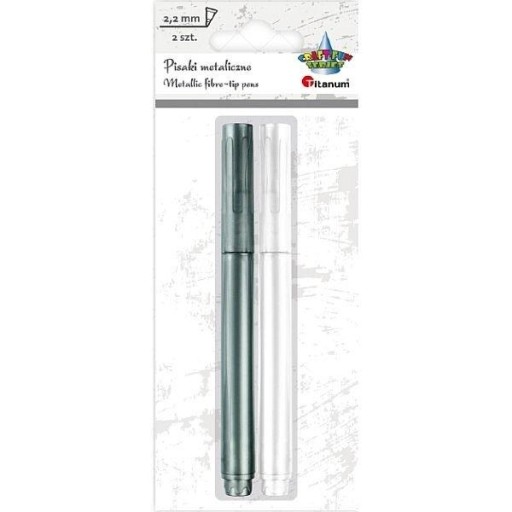 METALICKÉ PERO BIELE + STRIEBORNÉ