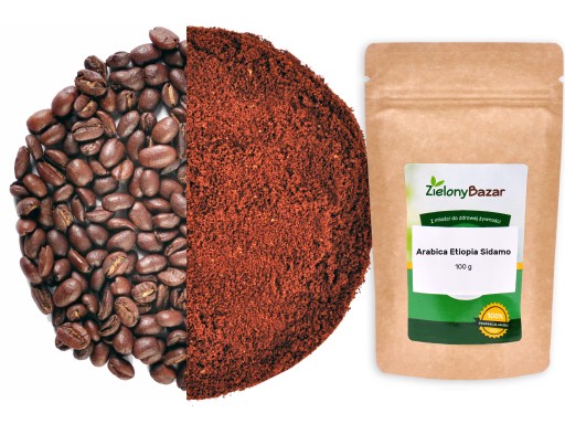 ARABICA ETHIOPIA SIDAMO Klasická mletá káva 100g