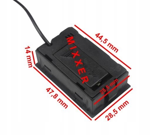 LCD elektronický teplomer s bielou sondou do 110C