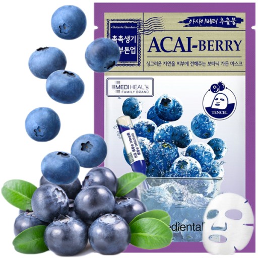 Kórejské hydratačné plátené masky - BERRY