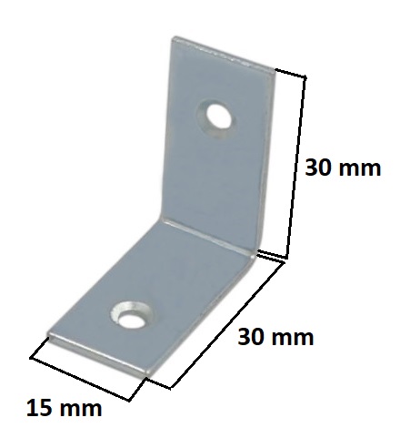 TESÁRSKY UHOL 30x30x15 KONEKTOR 10 ks
