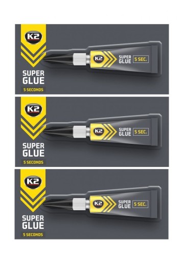 K2 SUPER LEPIDLO SILNÉ UNIVERZÁLNE LEPIDLO 3G 3 KUS