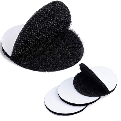 SAMOLEPIACIE KOLESÁ NA VELCRO VELCRO NÁLEPKY KOLESÁ 50mm 6 párov