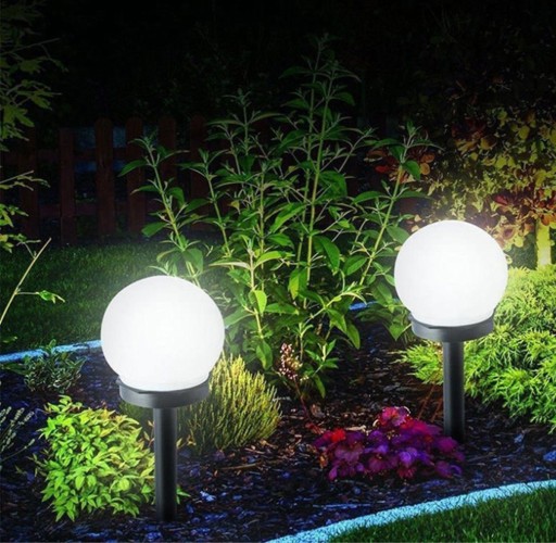 SOLÁRNE ZÁHRADNÉ SVETLÁ GULE LED ZÁHRADNÁ LAMPA SOLÁRNA GUĽA DO ZÁHRADY X 1