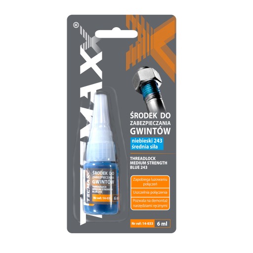 TECMAXX GLUE GLUE MODRÉ 6ML