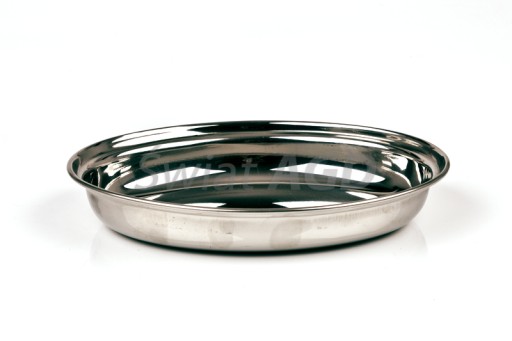 TANIER, OVÁLNY TANIER, HLBOKÝ, KOVOVÝ STRAVOVAČ, oceľ, 20 cm