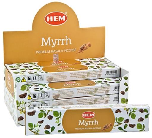 Vonné tyčinky Myrrh Mirra 15g HEM