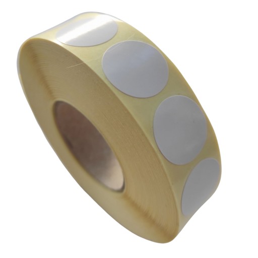 Samolepiace etikety, priemer 20 mm, 2000 ks