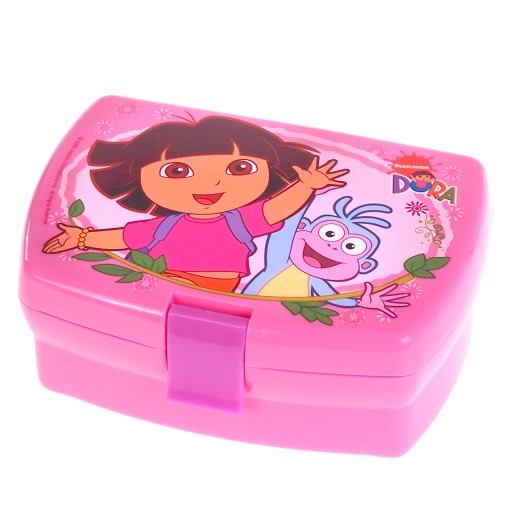 LUNCHBOX s priehradkou a podnosom DORA Róż