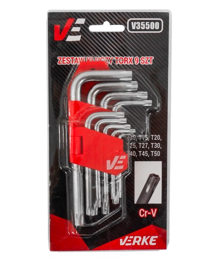 SÚPRAVA SÚŠIMNÝCH KĽÚČOV T10-50 TORX TORXY TORKSY 9e