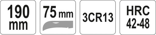 MONTÁŽNY Nôž skladací SILEPAK 190mm YATO YT-7601
