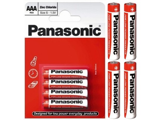 Batéria R3 AAA Panasonic Zinc Carbon sada. 4 ks