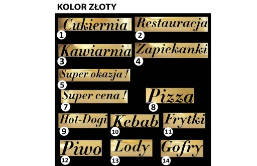 NÁLEPKA NA TABUĽKU, REKLAMNÝ STÁNOK, TABUĽU JEDÁL