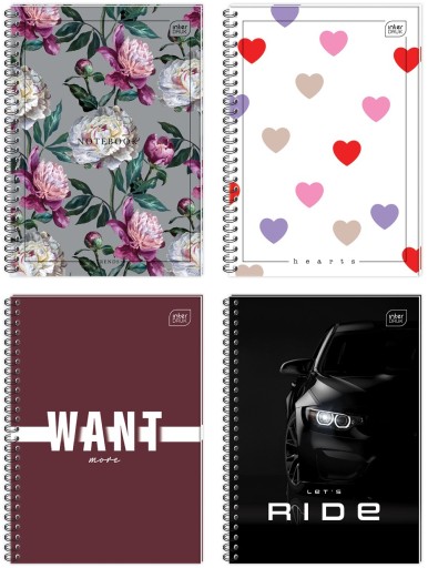 Kołobrulion A5 80 listov GRAMMED NOTEBOOK INTERPRINT