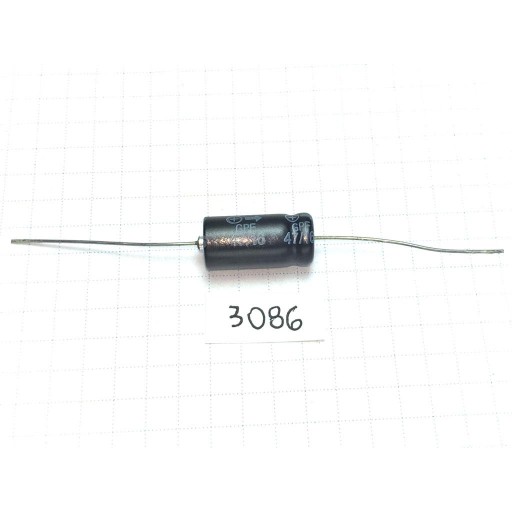 Elektrolytový kondenzátor 47uF 16V 9x19 axiálny