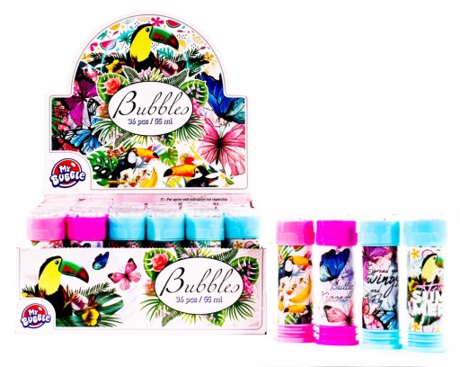 Mydlové bubliny 55ML Tucan/Butterfly MY BUBBLE