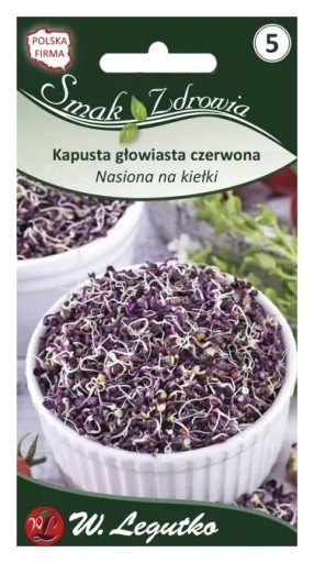 Červená kapusta - semená na klíčky 10g Legutko