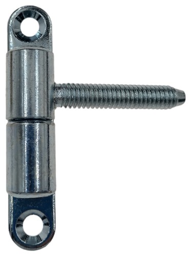 Skrutkovaný okenný záves 12/7mm so strieborným pozinkovaným plechom