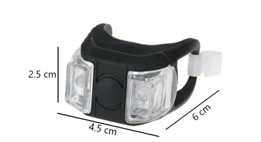 BIKE SVETLÁ LED CYKLISTICKÁ LAMPA PREDNÁ ZADNÁ 2KS