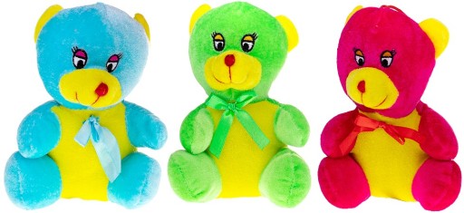 Maskot medvedíka Farba 3 farby - 16cm