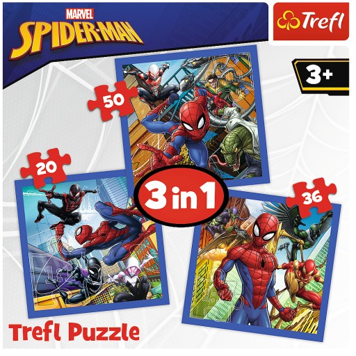 3v1 puzzle Spider Force Spider-Man kluby