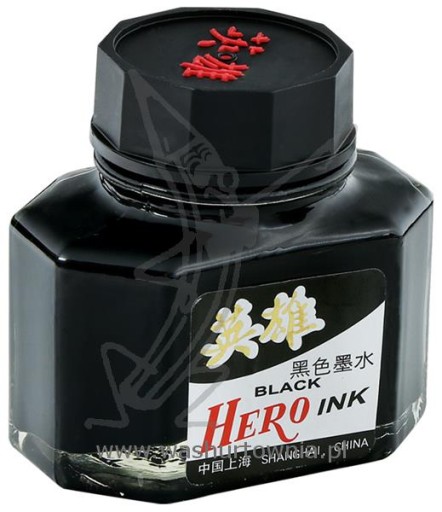 Čierny atrament pre pero Hero 59 ml