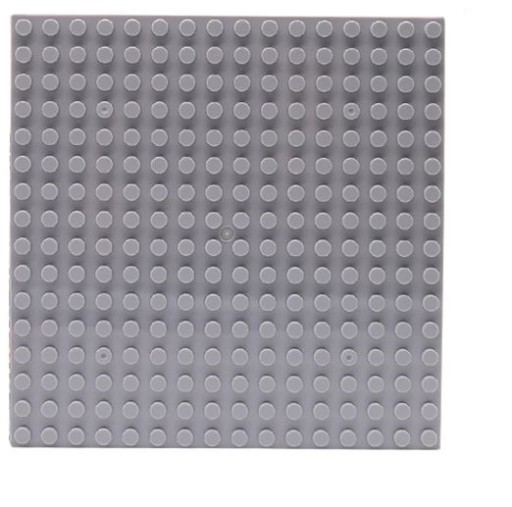 KONŠTRUKČNÁ PLATŇA 20X20 ČEPY, TMAVOSIVÉ BLOKY