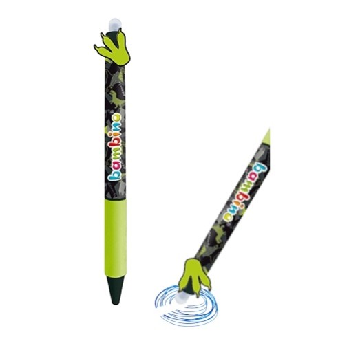 Automaticky zmazateľné guľôčkové pero Blue SPORT Dinosaur Bambino 9287