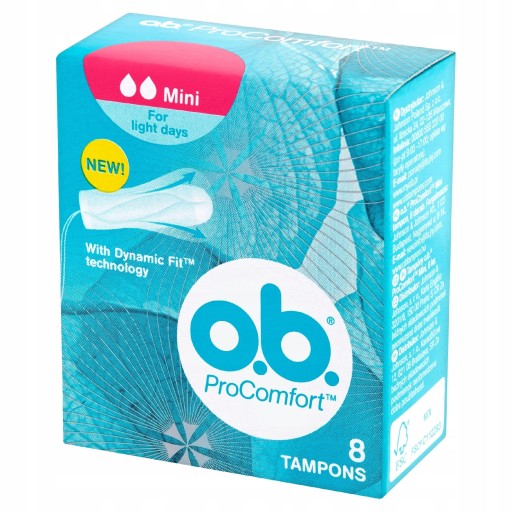 tampóny O.B Tampón ProComfort Mini 8 ks.