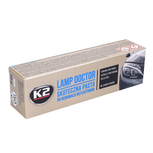 Pasta K2 Lamp Doctor na renováciu svetlometov