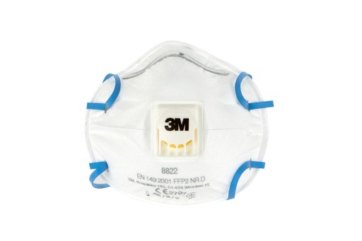 Polomaska s ventilom 3M 8822 FFP2, vysoká kvalita