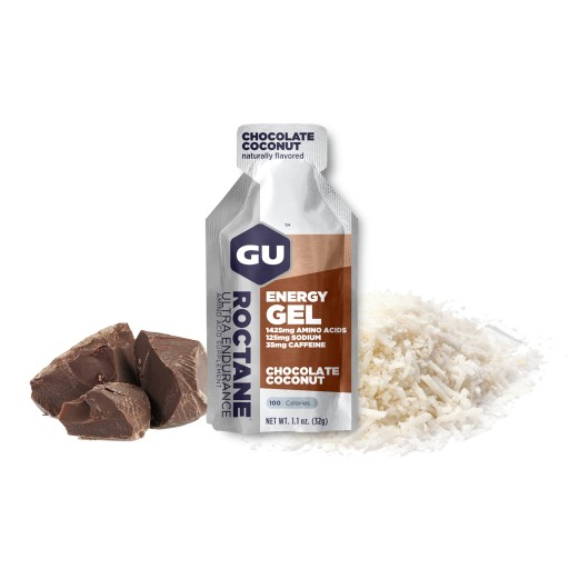 GU Roctane Energy Gel Chocolate Kokosový energetický gél čokoládový kokos 32g
