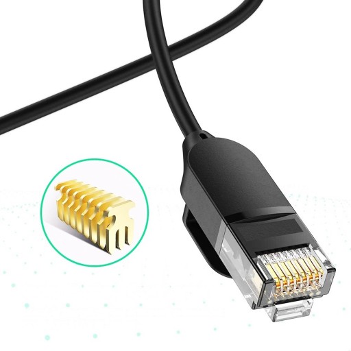 UGREEN INTERNETOVÝ KÁBEL LAN ETHERNET RJ45 U/UTP CAT 6A 10 GBPS 1M