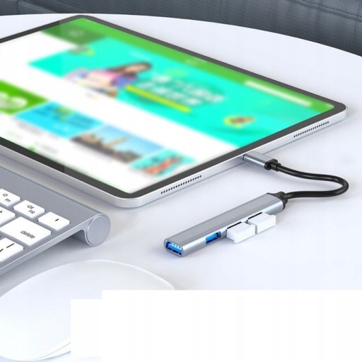 HUB USB C 3.0 SPLITTER ADAPTÉR 4xUSB MACBOOK