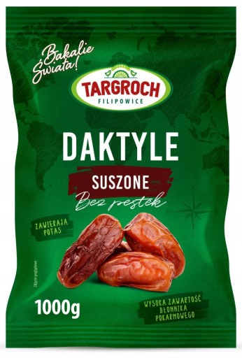 Sušené datle bez semien 1kg Targroch