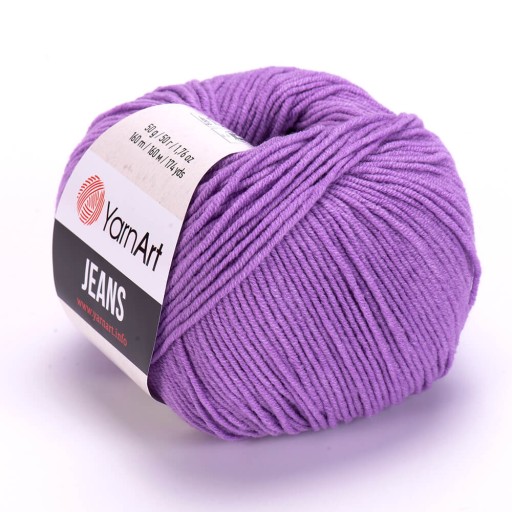YARNART JEANS 72 svetlofialová priadza