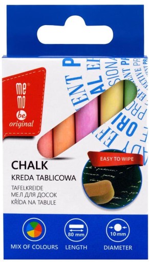 Tabuľová krieda MemoBe, 12 farieb