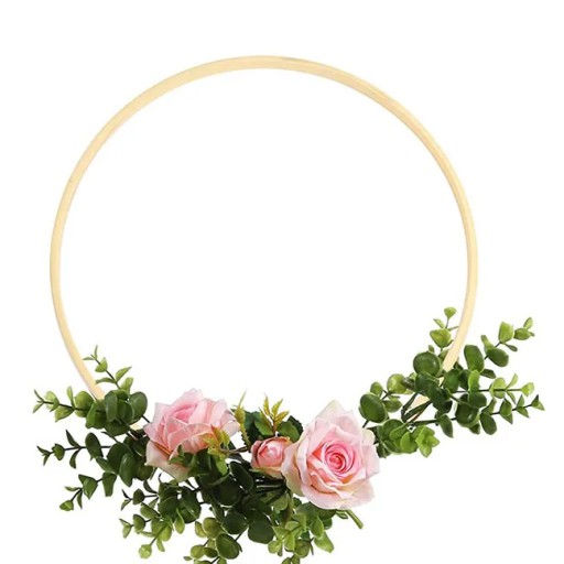 Sada drevených obrúčok pre macrame lapač snov DREVENÝ PRSTEŇ 12 ks