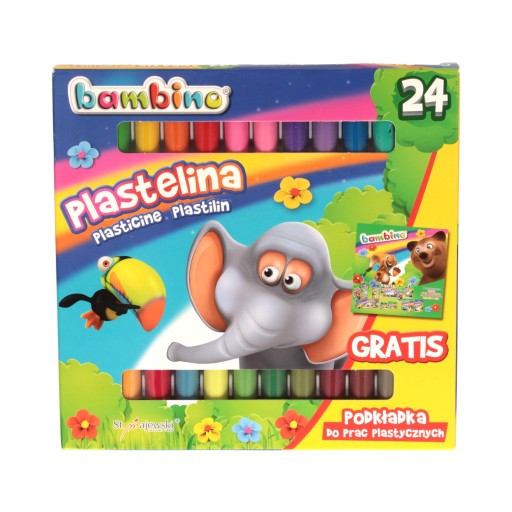 Plastelína 24col Bambino