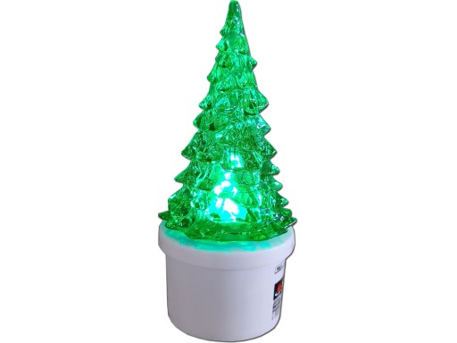 Vložky do LED sviečok ZELENÝ VIANOČNÝ STROMČEK + BATÉRIE