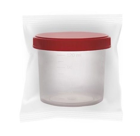 Nádoba na moč s uzáverom, sterilná, 120 ml
