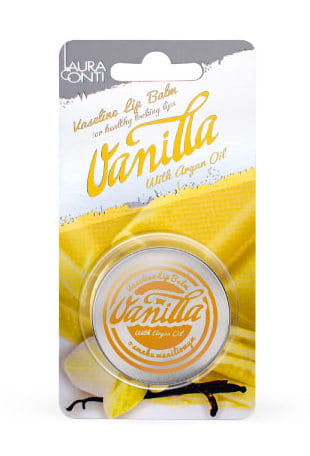 LAURA CONTI VANILLA vazelínový balzam na pery 15ml