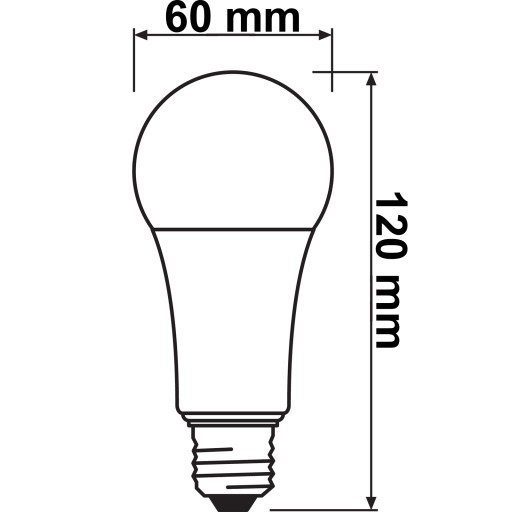 LED žiarovka E27 A60 14W 2700K Stmievateľná OSRAM