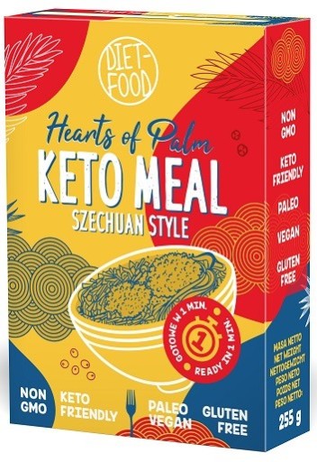 Keto Heart of Palm Meal - jedlo Sichuan 255 g