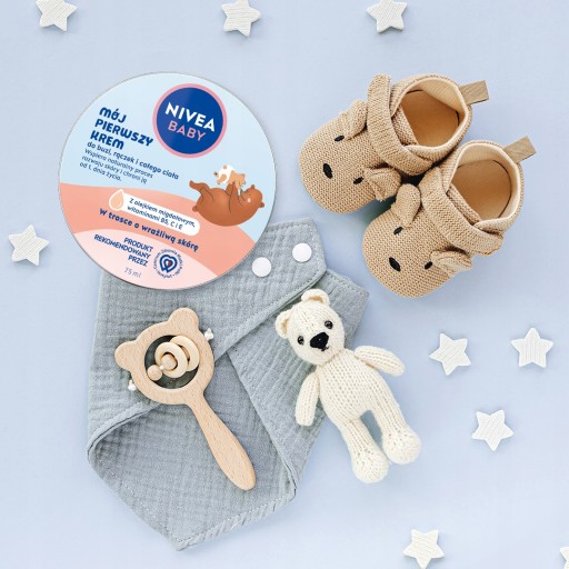 NIVEA BABY MY FIRST KRÉM pre deti, dojčatá, tvár, ruky, telo, 75 ml